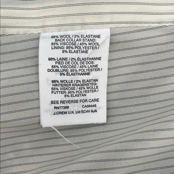 J. Crew Classic Navy Regent Women's Blazer in four-season stretch Sz 12 - Picture 7 of 11